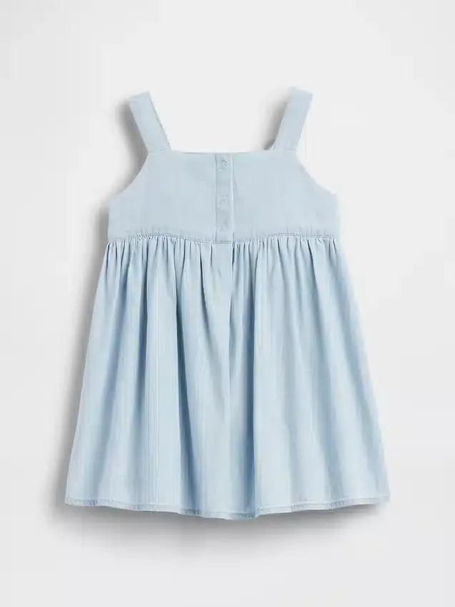 Baby & Toddler Denim Bow Dress