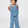 Baby & Toddler Denim Ruffle Outfit Set