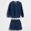 Baby & Toddler Indigo Terry Outfit Set