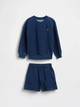 Baby & Toddler Indigo Terry Outfit Set