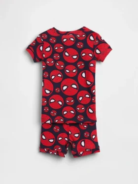 Baby & Toddler Marvel Organic Brushed Cotton Pj Short Set
