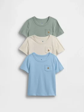 Baby & Toddler Mix & Match Pocket T-Shirt (3-Pack)