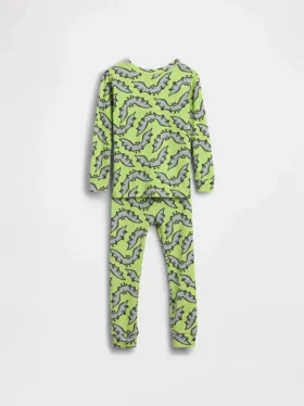 Baby & Toddler Organic Brushed Cotton Bats Pj Set