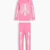 Baby & Toddler Organic Brushed Cotton Glow-In-The-Dark Skeleton Pj Set