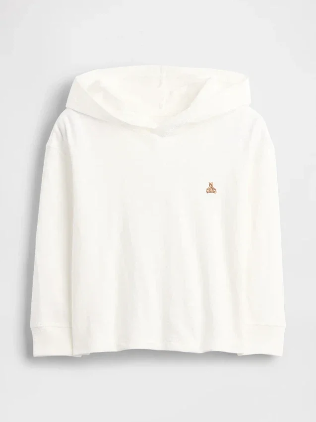Baby & Toddler Organic Cotton Hooded T-Shirt