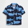 Baby & Toddler Organic Cotton Poplin Print Shirt