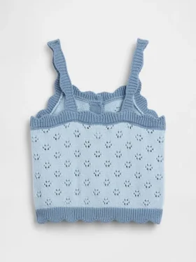 Baby & Toddler Pointelle Colorblock Sweater Tank