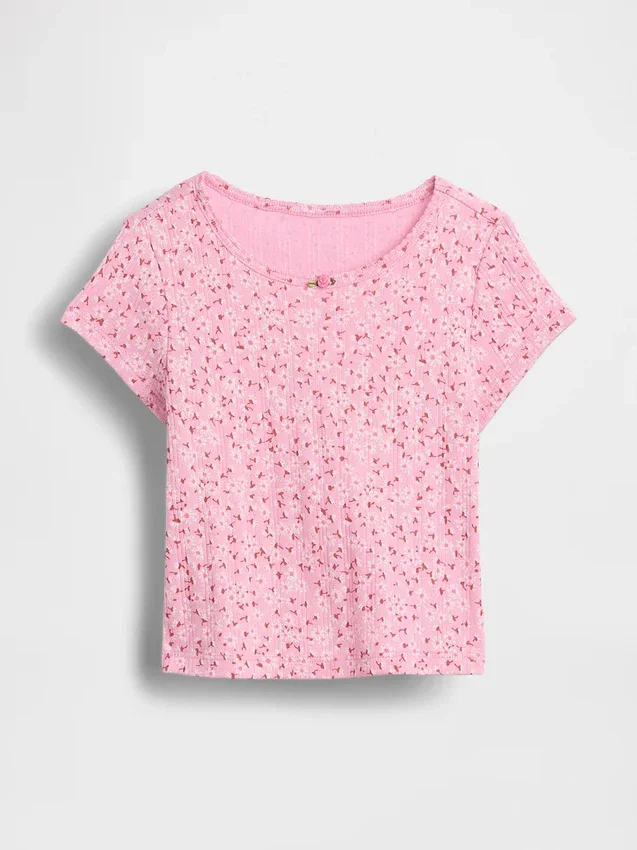 Baby & Toddler Pointelle Rib T-Shirt