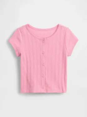 Baby & Toddler Pointelle Rib Top