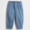 Baby & Toddler Pull-On Barrel Jeans