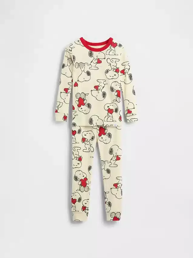 Baby & Toddler Snoopy Organic Brushed Cotton Pj Set