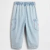 Baby & Toddler Strawberry Pull-On Barrel Cargo Jeans
