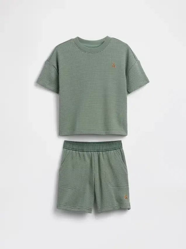 Baby & Toddler Textured Stripe Outfit Set