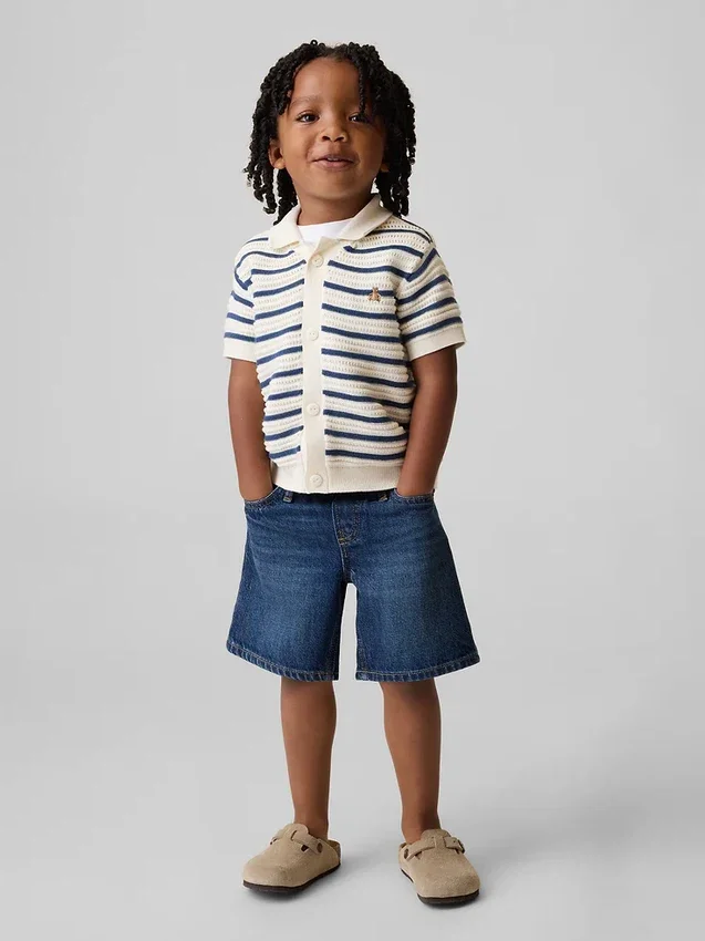 Baby & Toddler Ultrasoft Denim Pull-On Baggy Shorts