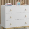 Babygap Legacy 3 Drawer Dresser with Leather Pulls and Interlocking Drawers