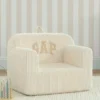 Babygap Ribbed Velour Logo Foam Chair