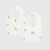 Bamboo Little Turtle Bib Set