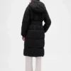 Belted Long Puffer Coat