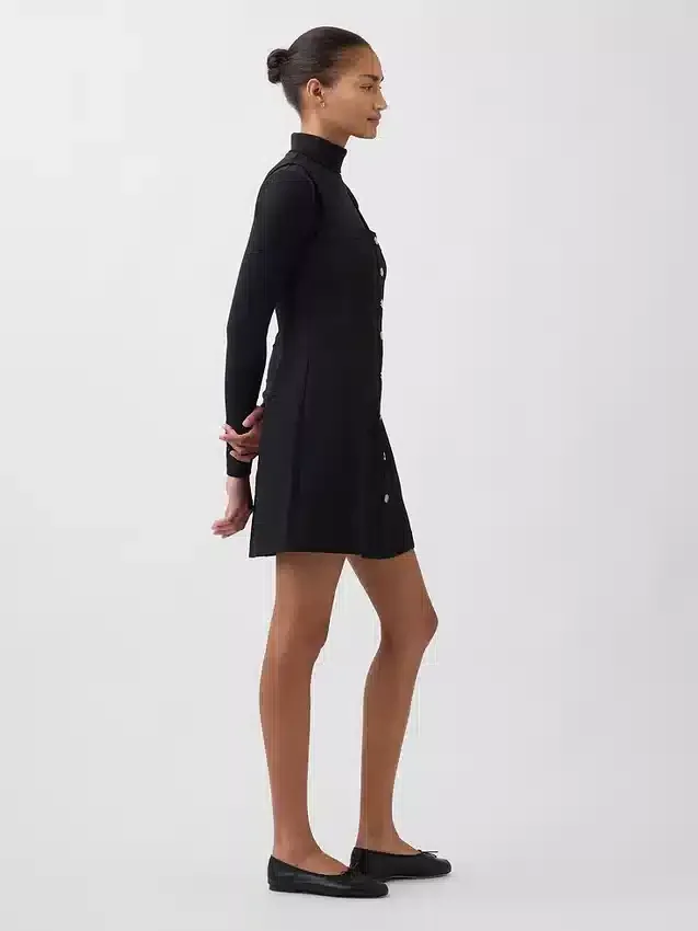 Bistretch Seamed Mini Dress