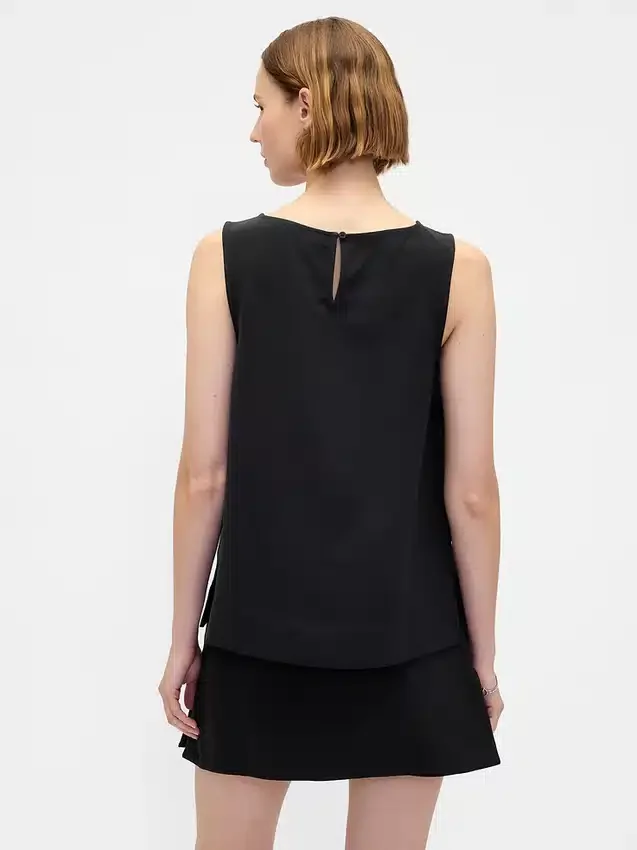 Boatneck Shell Tank Top