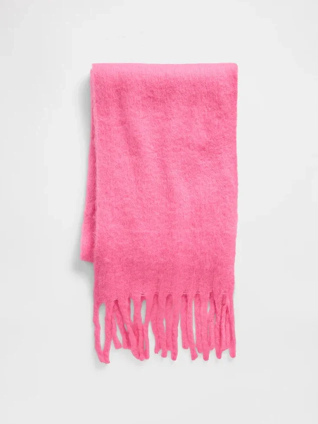 Brushed Fringe Scarf