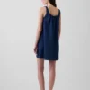 Button-Front Mini Dress
