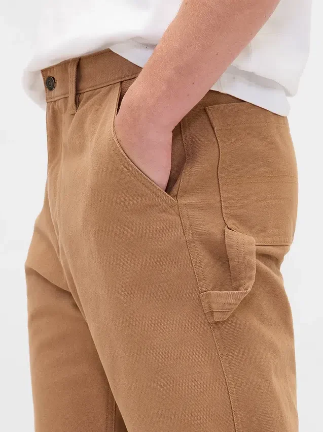 Canvas '90S Loose Carpenter Pants