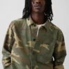 Canvas Denim Camo Utility Shirt