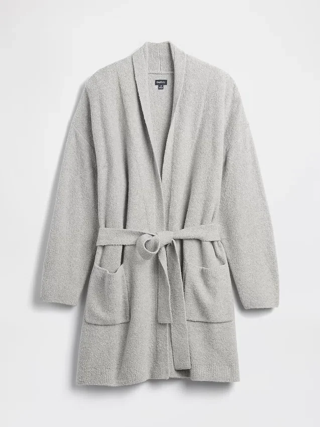 Cashsoft Boucle Relaxed Robe