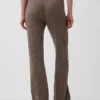 Cashsoft Cable-Knit Boot Sweater Pants