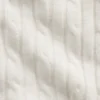Cashsoft Cable-Knit Crop Zip Cardigan