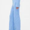 Cashsoft Cable-Knit Sweater Pants