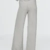 Cashsoft Cable-Knit Sweater Pants