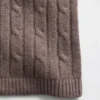 Cashsoft Cable-Knit Sweater Pants