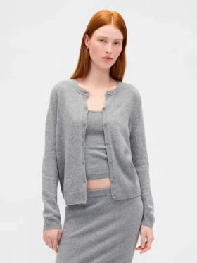 Cashsoft Crop Cardigan