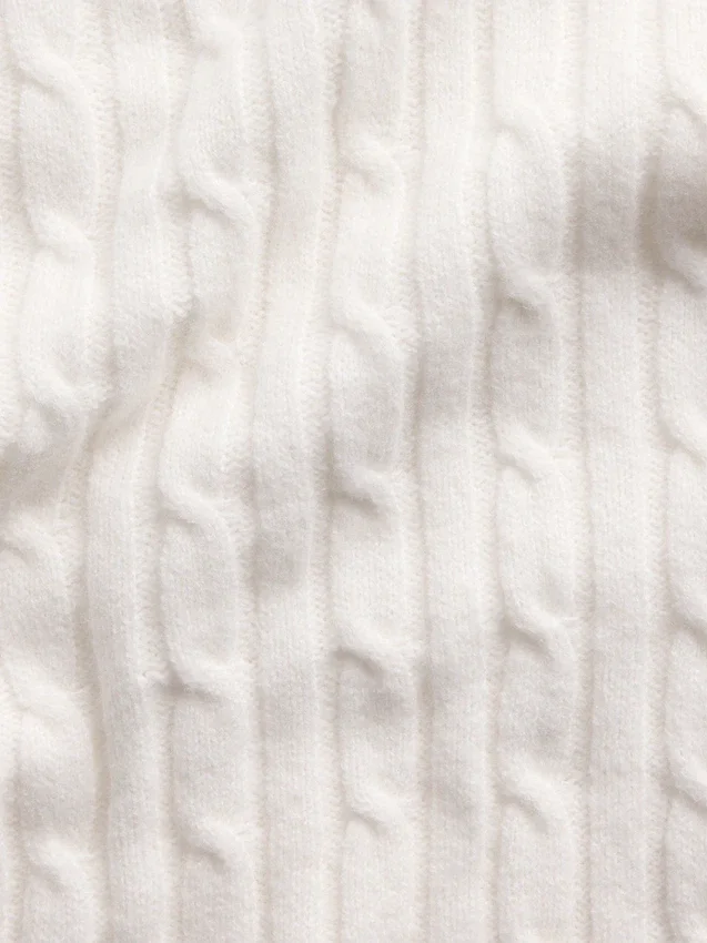 Cashsoft Oversized Cable-Knit Sweater