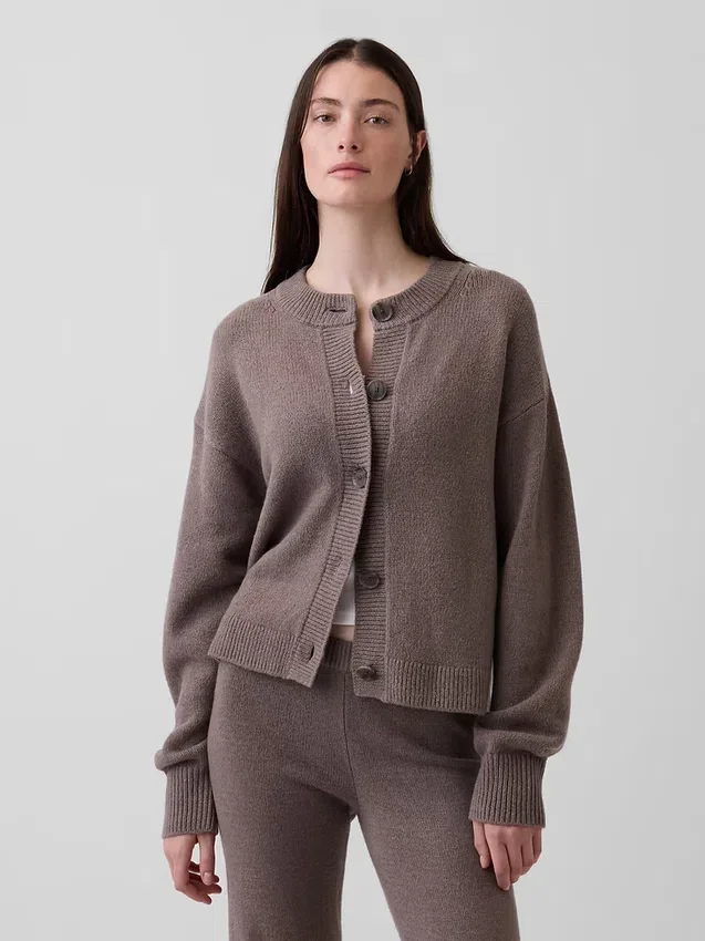 Cashsoft Oversized Chunky Cardigan