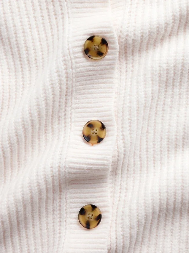 Cashsoft Oversized Shaker-Stitch Cardigan