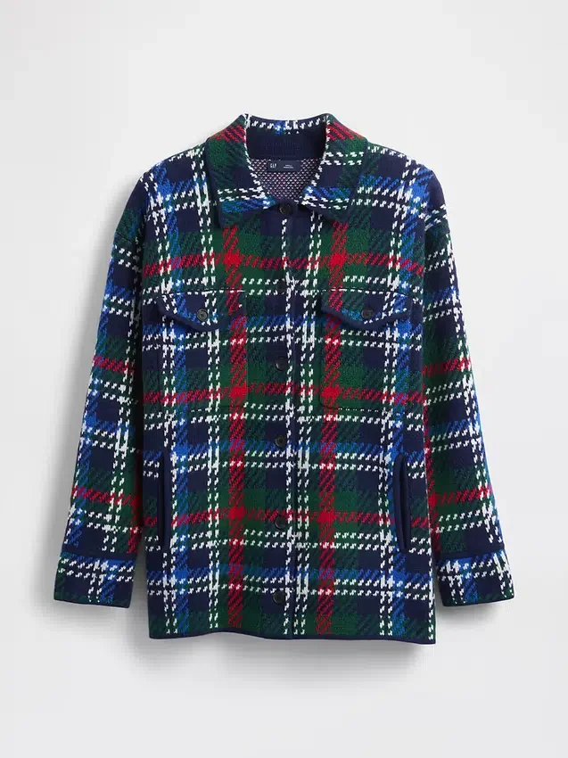 Cashsoft Oversized Shirt Jacket