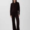 Cashsoft Relaxed Cable-Knit Hoodie