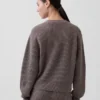 Cashsoft Relaxed Shaker-Stitch Sweater