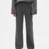 Cashsoft Shaker-Stitch Sweater Pants