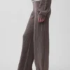 Cashsoft Shaker-Stitch Sweater Pants