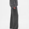 Cashsoft Shaker-Stitch Sweater Pants