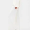 Cashsoft Shaker-Stitch Sweater Pants