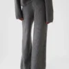 Cashsoft Shaker-Stitch Sweater Pants