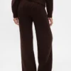 Cashsoft Shaker-Stitch Sweater Pants