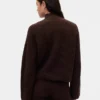 Cashsoft Shaker-Stitch Turtleneck Sweater