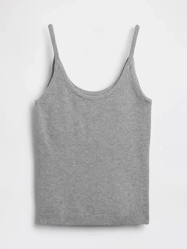 Cashsoft Stretch Crop Tank Top