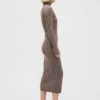 Cashsoft Turtleneck Maxi Sweater Dress